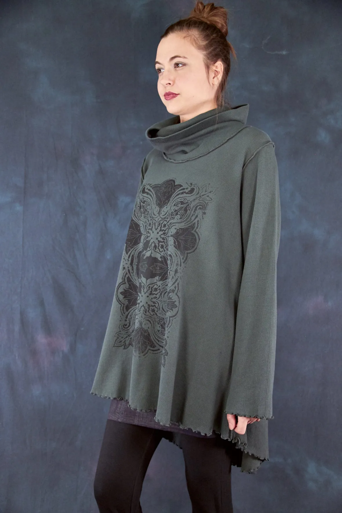 1584A Northern Lights Thermal Tunic Black Olive Drab-P