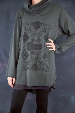 1584A Northern Lights Thermal Tunic Black Olive Drab-P