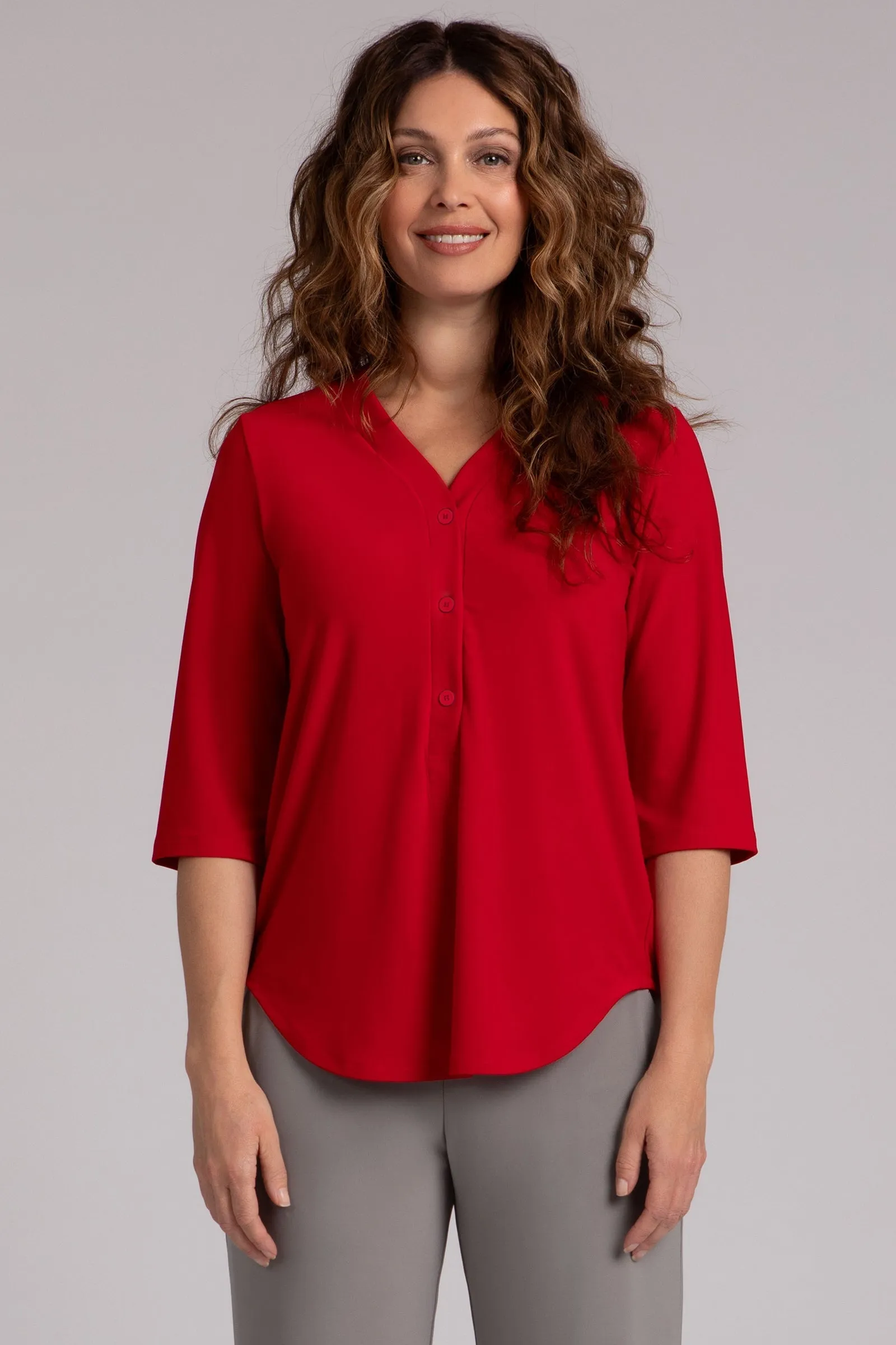 3 Button Easy Henley
