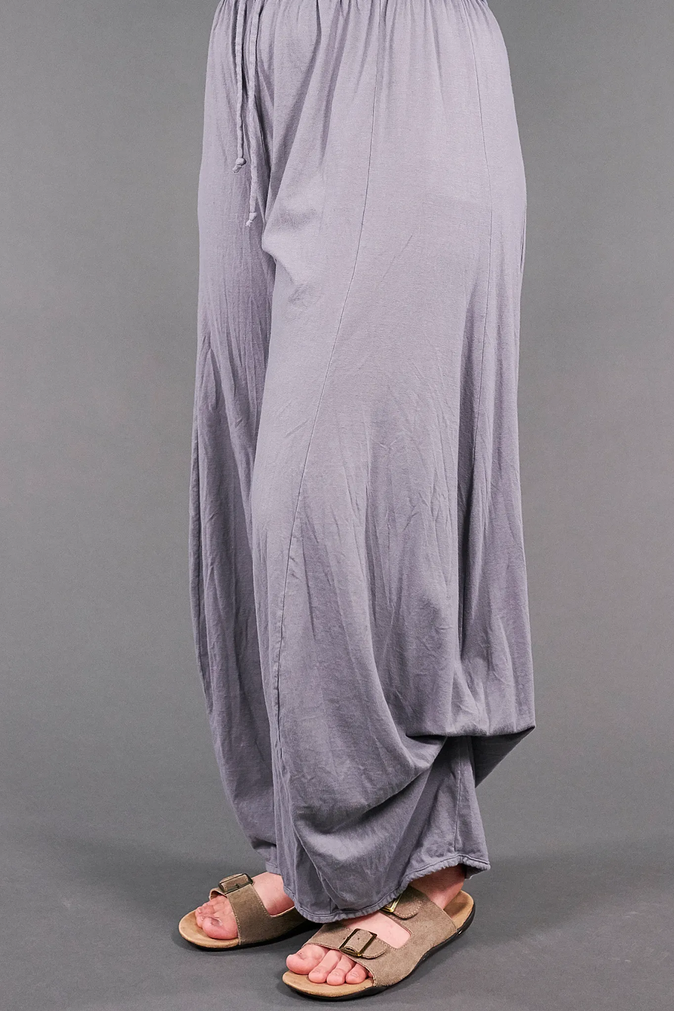 3142 Organic Billow Lounge Pant Pewter-U