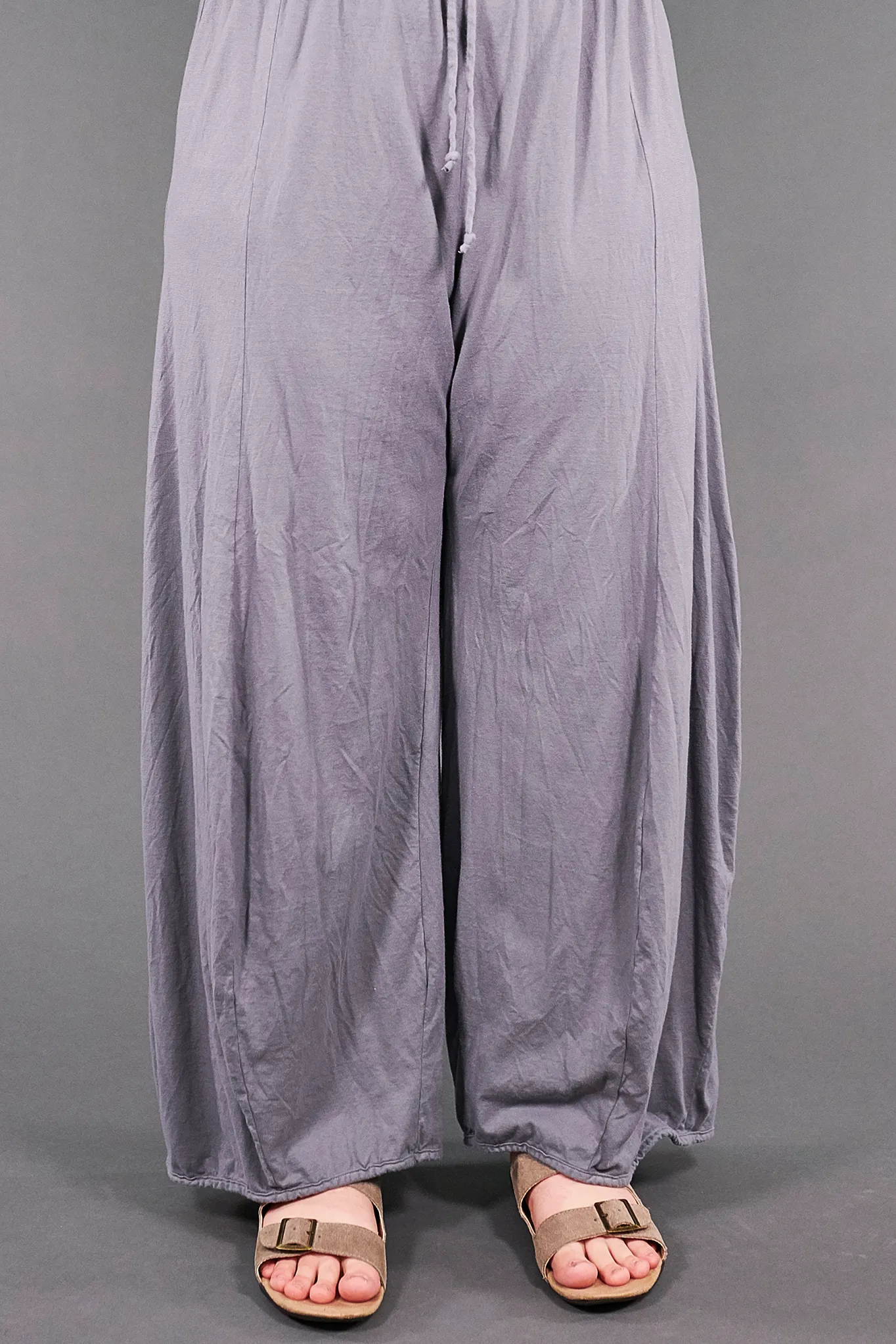 3142 Organic Billow Lounge Pant Pewter-U