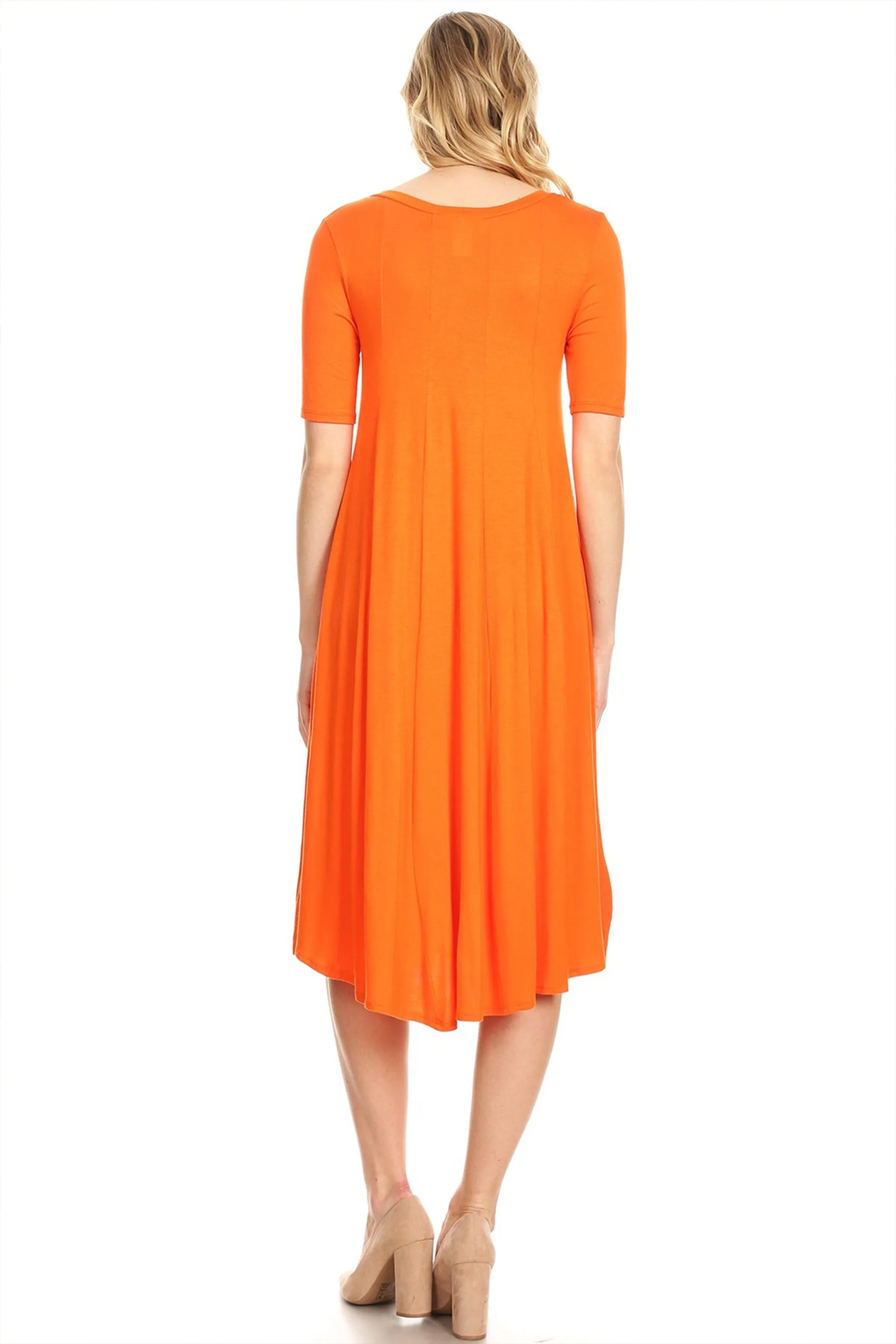 A-Line Short Sleeve Jersey Knit Dress D3932 $12Each