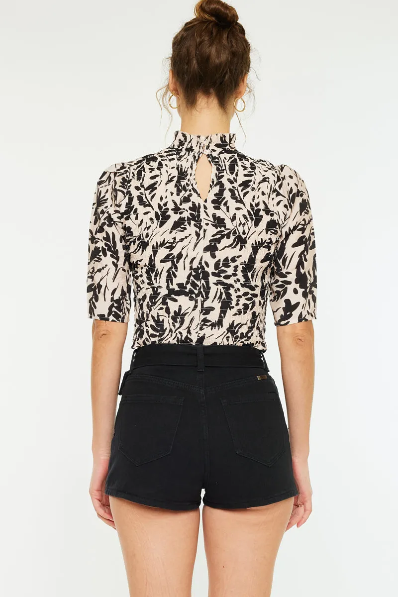 Abby High Rise Belted Shorts