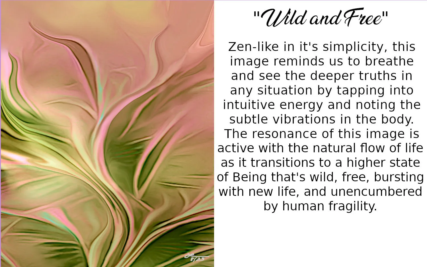 Abstract Art Canvas Print, Plants in Earth Tones with Positive Energy and Symbolism - "Wild and Free"