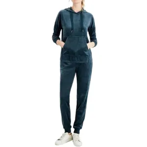 Alfani Womens Velour Hoodie &amp; Pants Lounge Pajama Set XXL