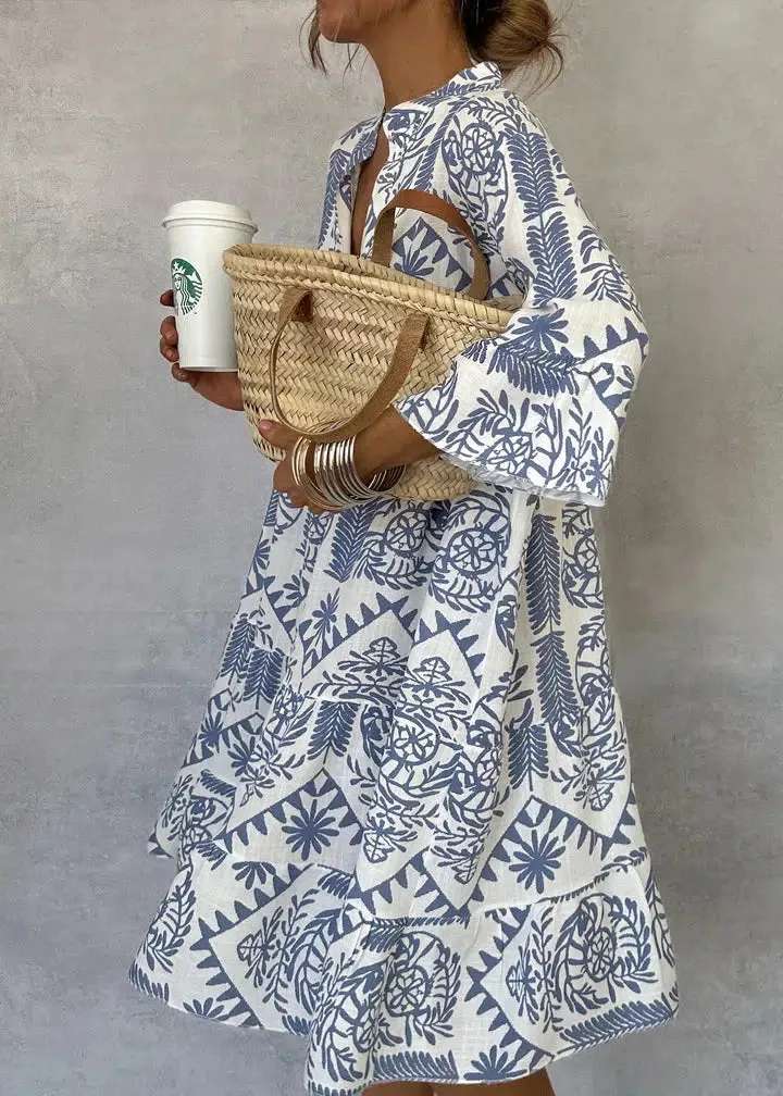 ANJIE™ - Relaxed Boho Tunic Dress