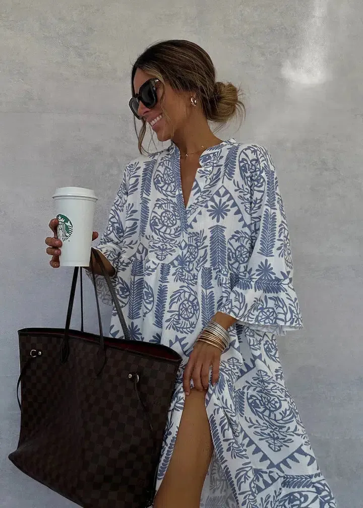 ANJIE™ - Relaxed Boho Tunic Dress