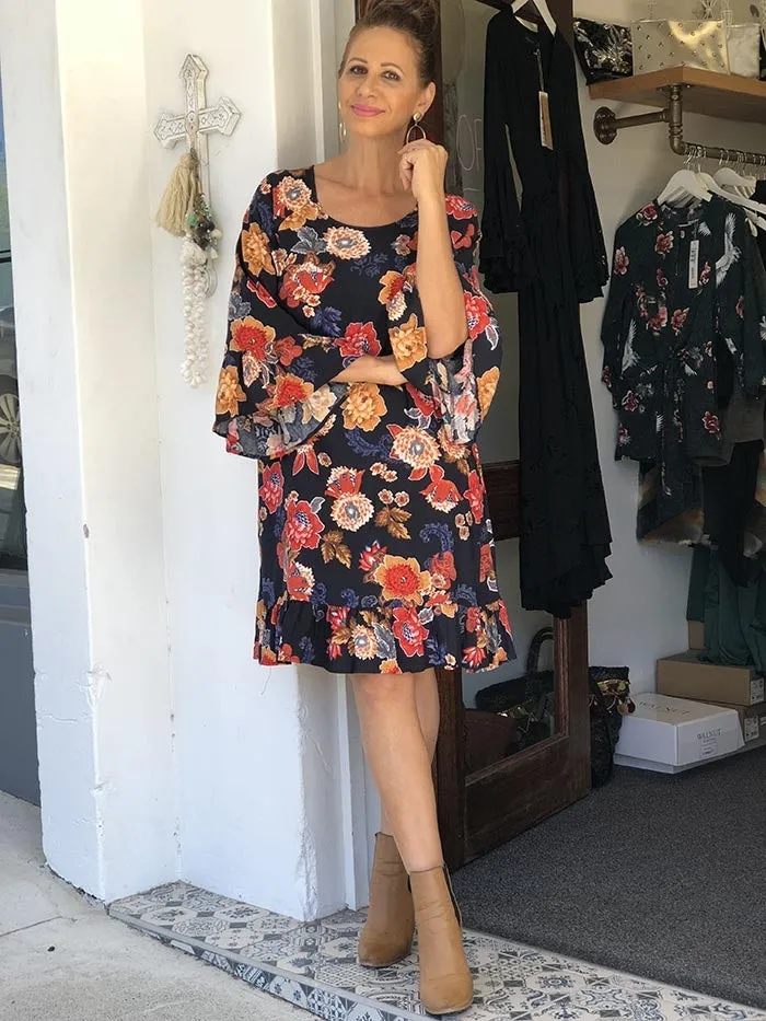 Autumn Days Shift Dress