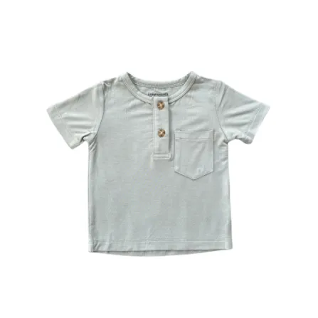 Baby Sprouts Boy's Short Sleeve Henley Shirt