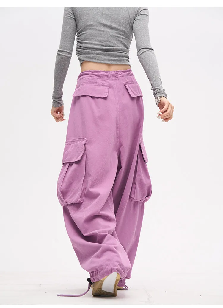 Baggy Parachute Cargo Pants