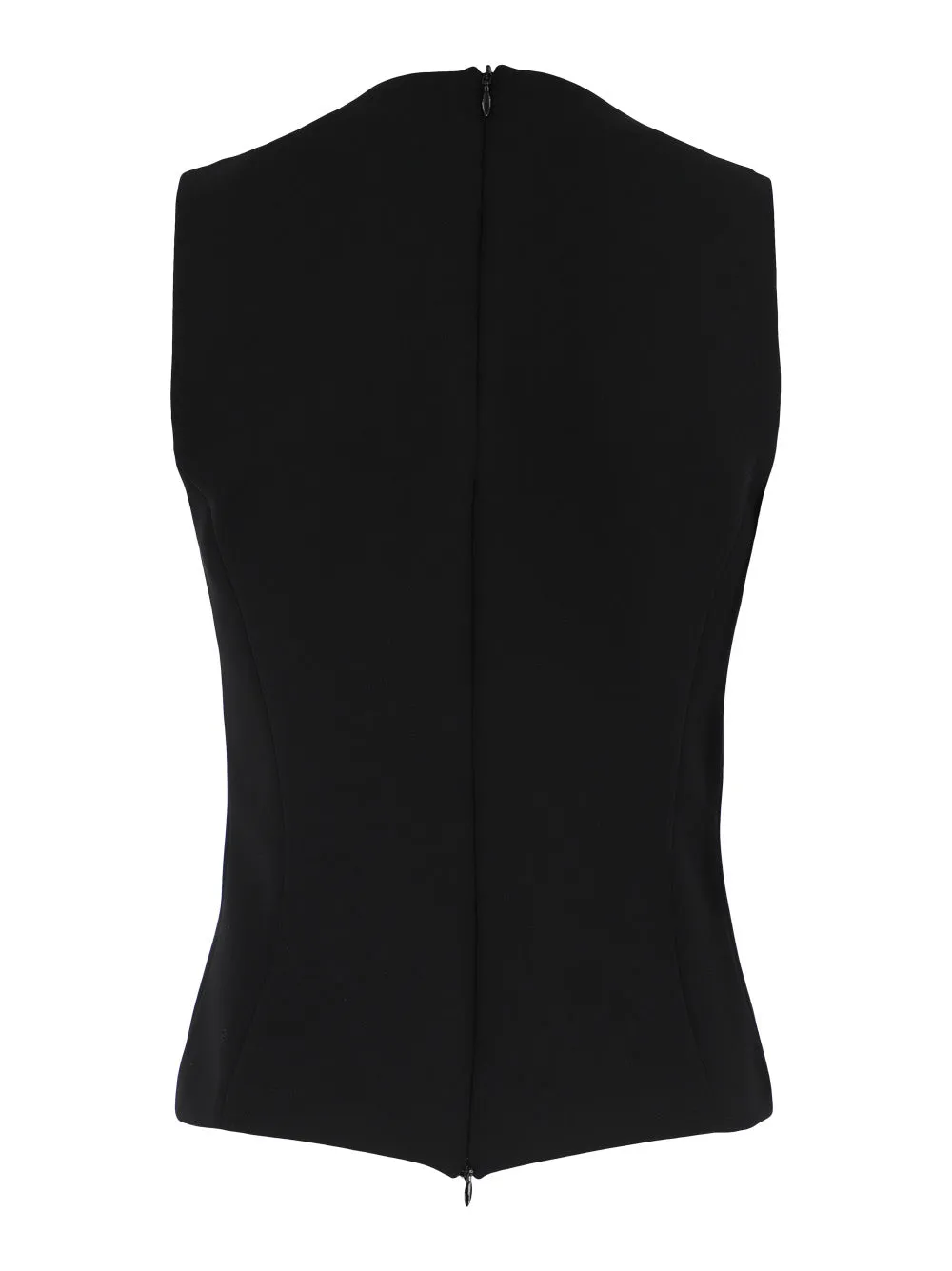 Barbara Bui Chain Neckline Tank in Black