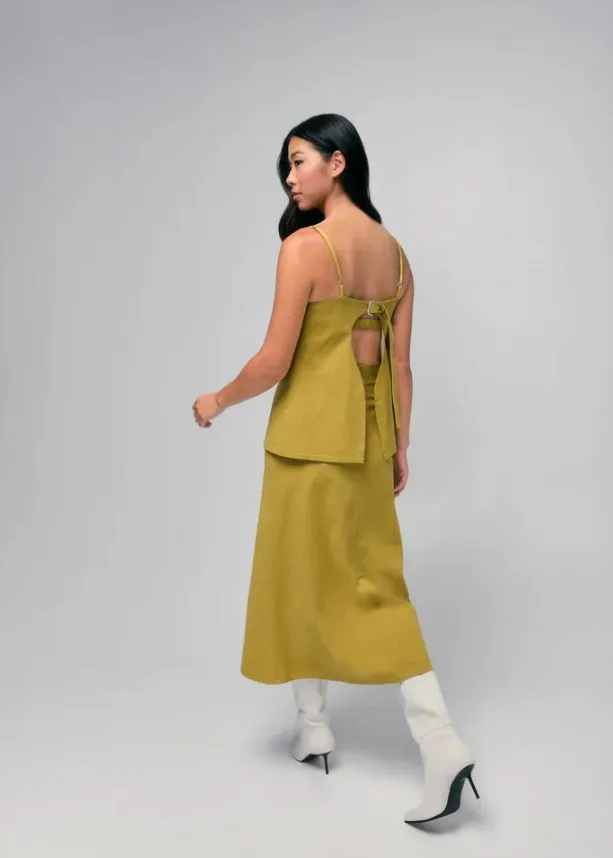 Belted Tie Tank