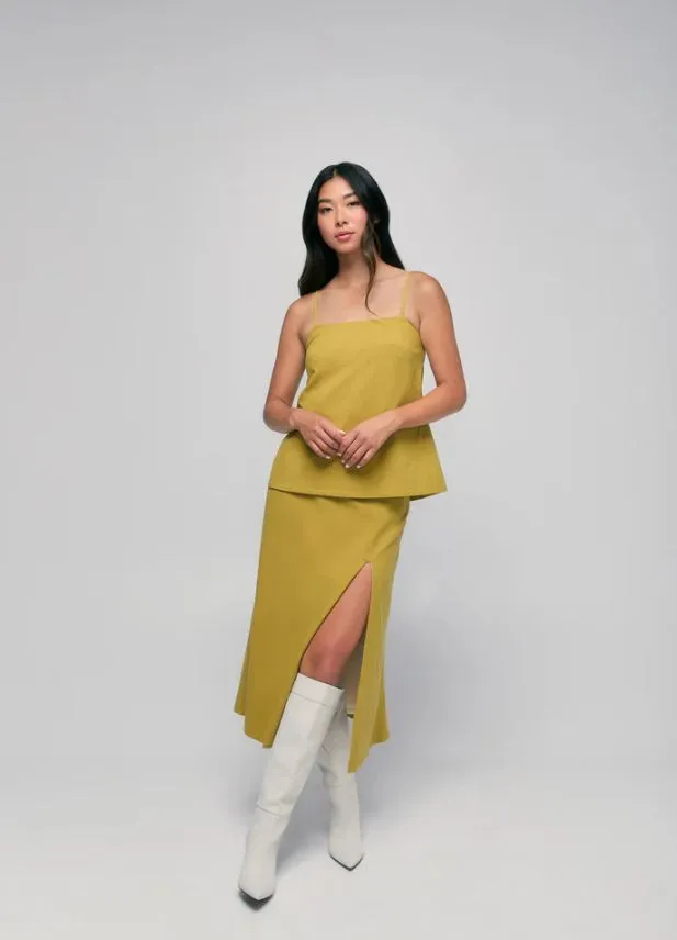 Belted Tie Tank