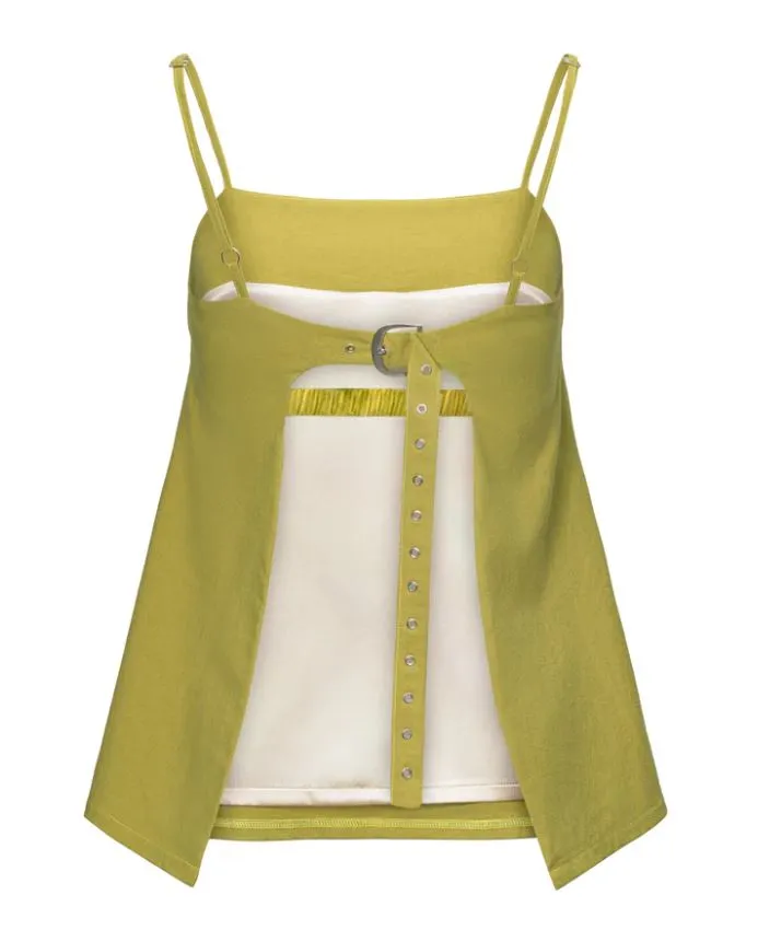 Belted Tie Tank