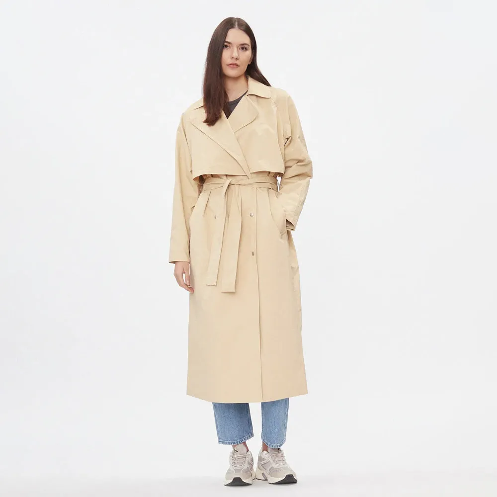 Belted Trench Coat - Sand