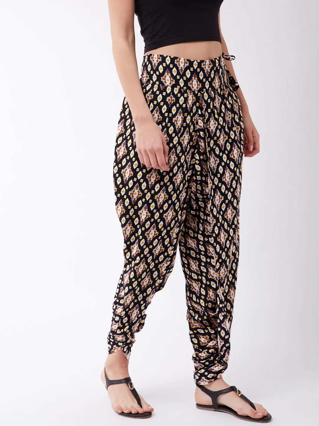 Black Patola Dhoti