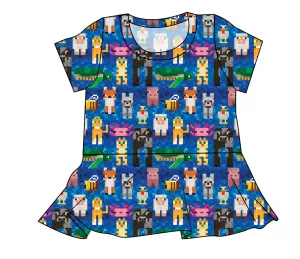 Block Friends Ladies' Peplum Top