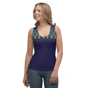 Blue Geometrics - Tank Top