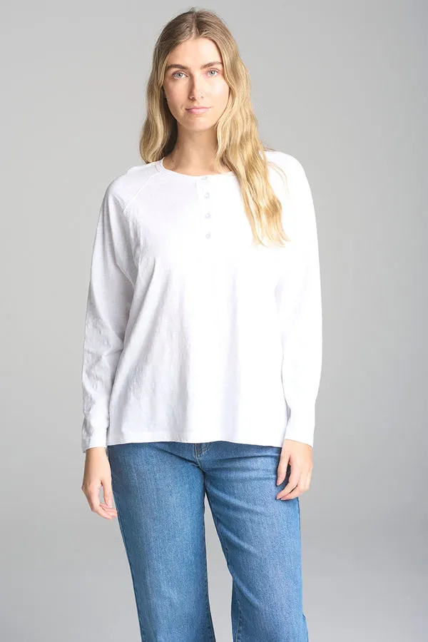 Boxy Henley Tee