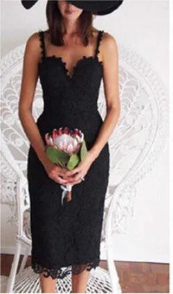 Brand Openwork Crochet Lace Dress Fashion Sleeveless Spaghetti Strap Dress Vestidos Party Women Dresses Summer YLFZ1130
