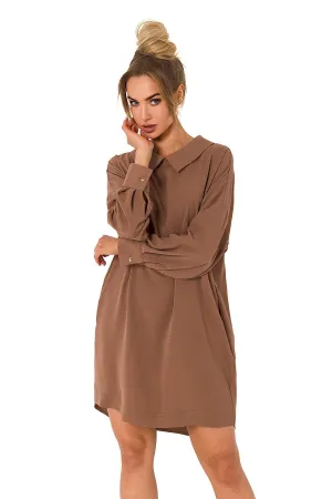 Chain-Detail Collar Back Tunic