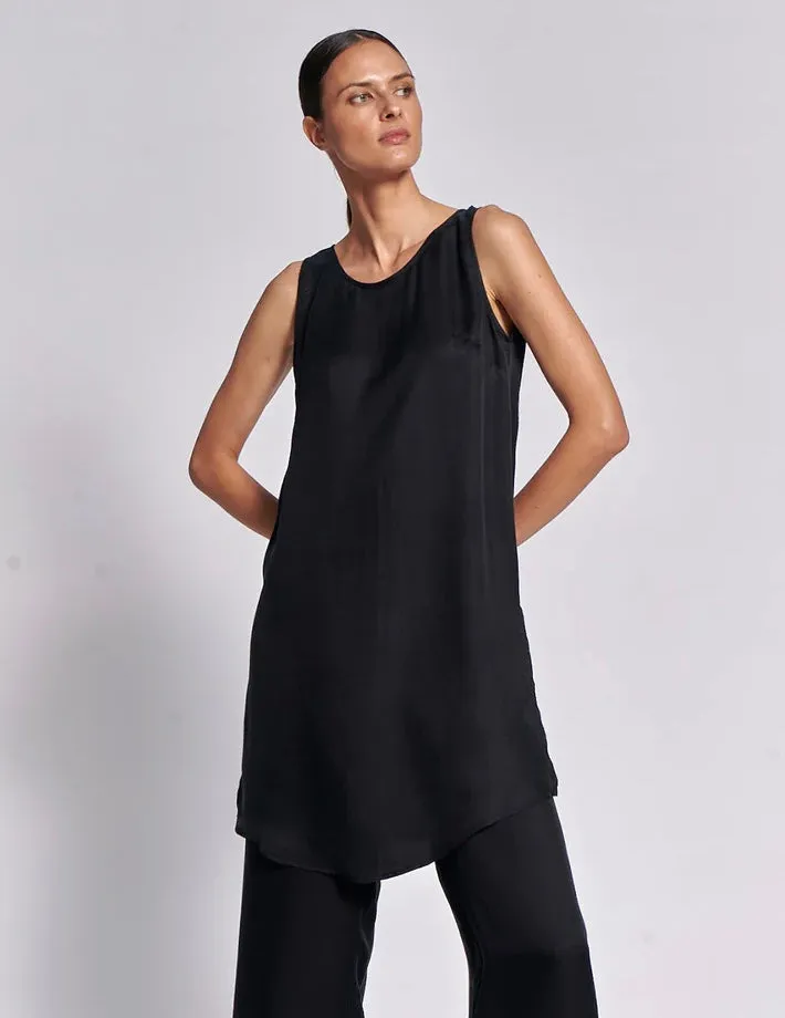 Chamoise Long Tunic - Black