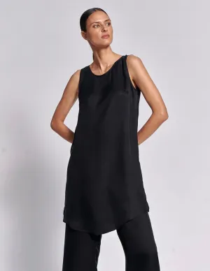 Chamoise Long Tunic - Black