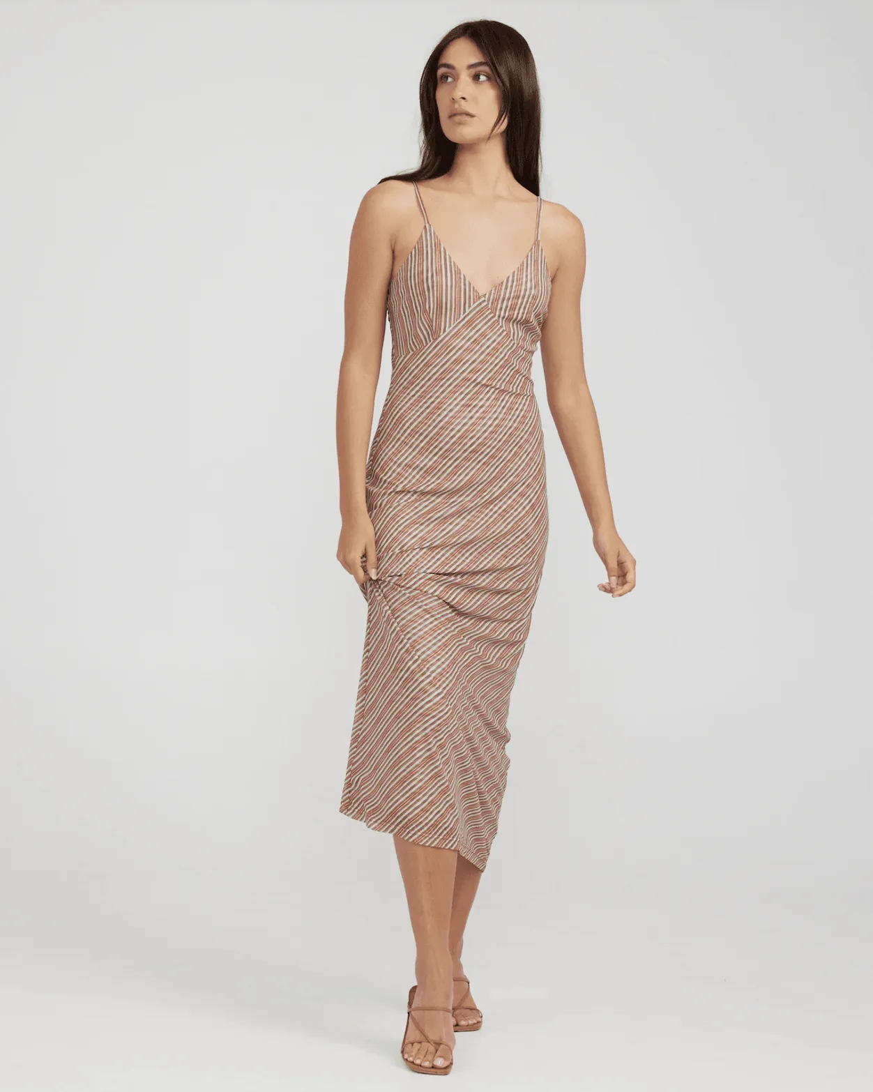 CHARLIE HOLIDAY Lulu Maxi Dress - Retro Stripe