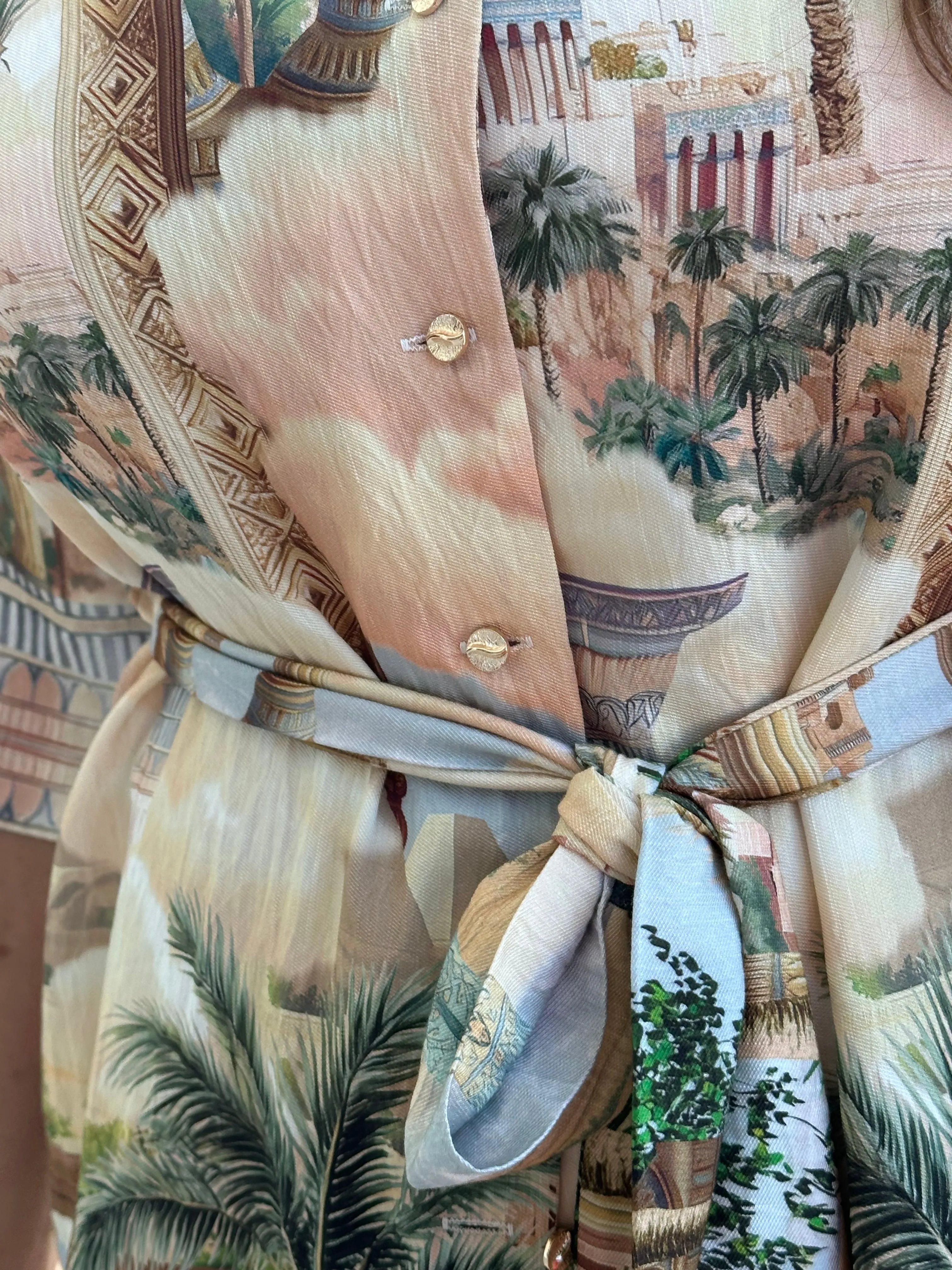 Citadel Palm Belted Top