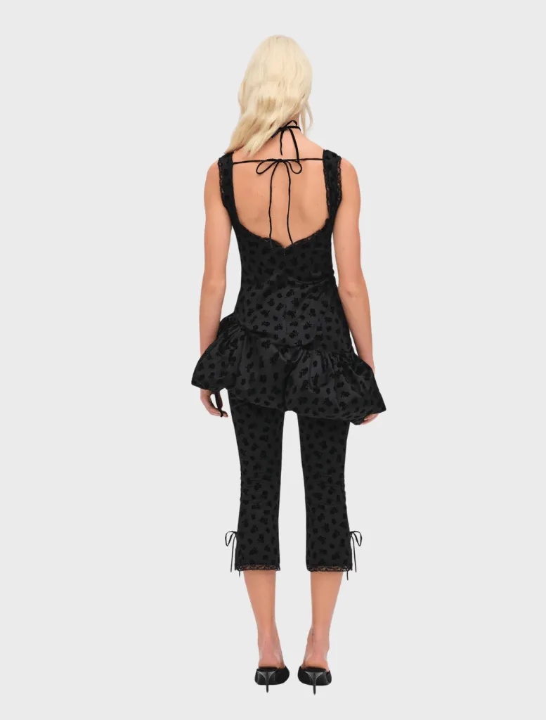 Claira Asymmetric Top - Black