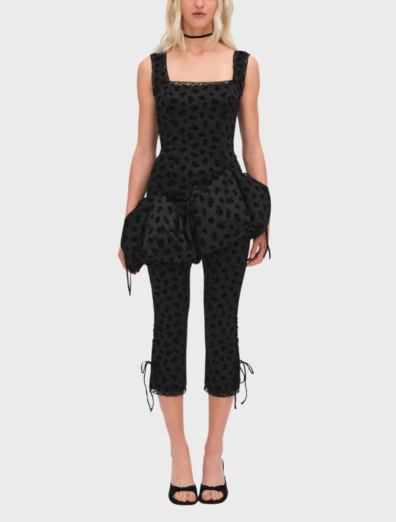 Claira Asymmetric Top - Black