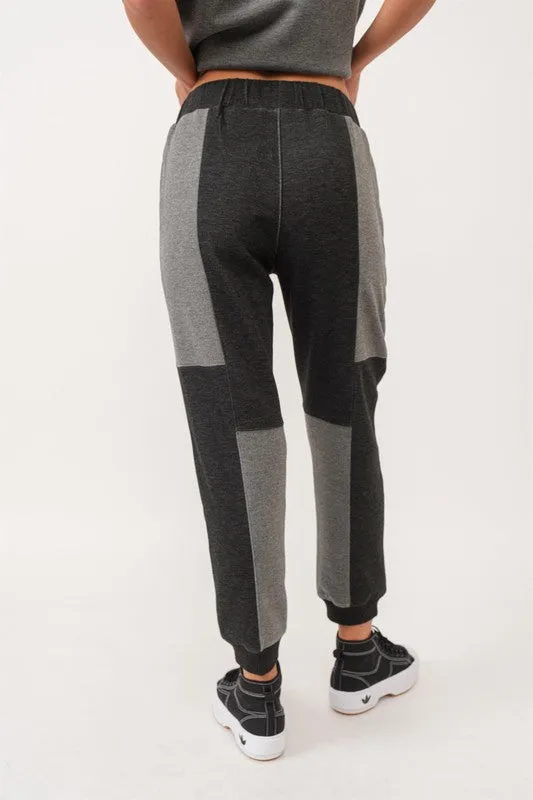 Color Block Relaxed Jogger Pant