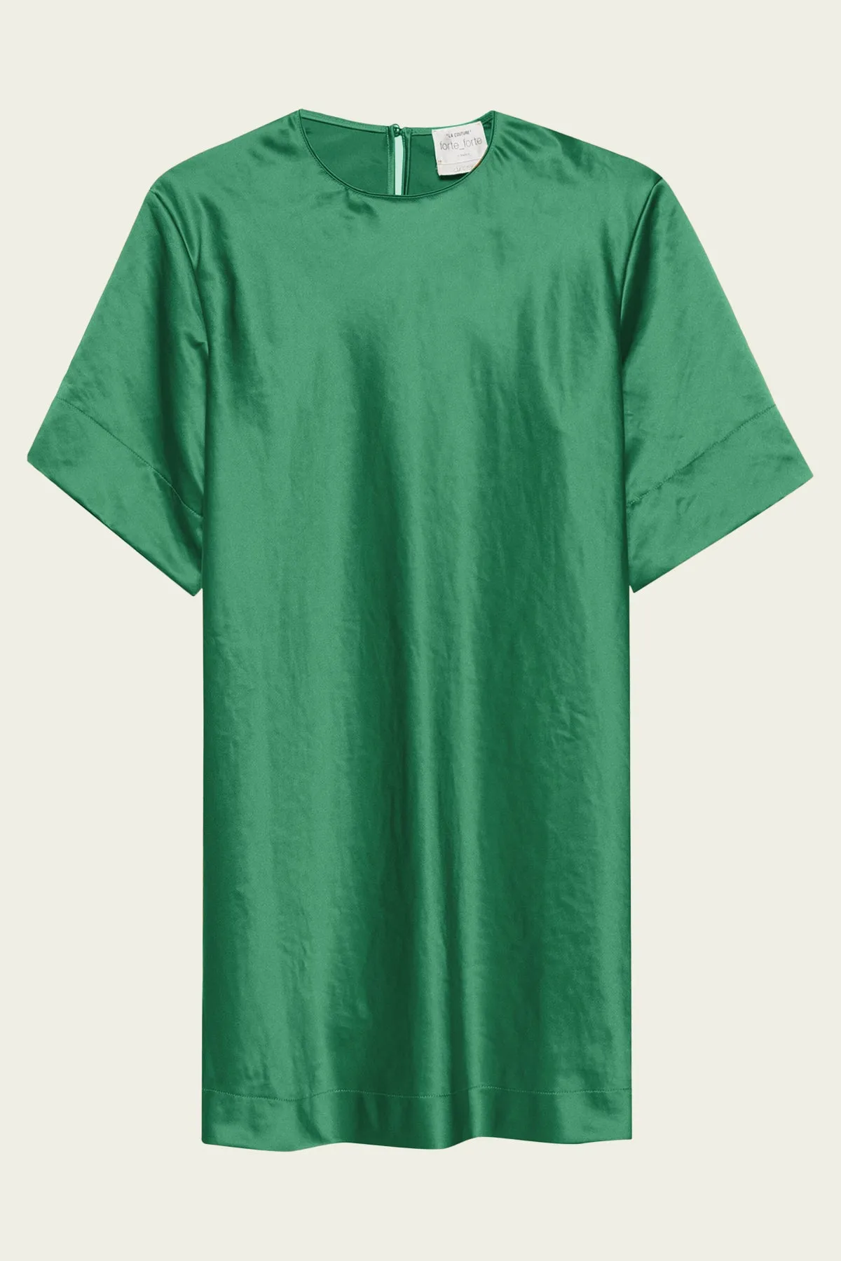 Contemporary Duchesse Tunic Dress in Malachite