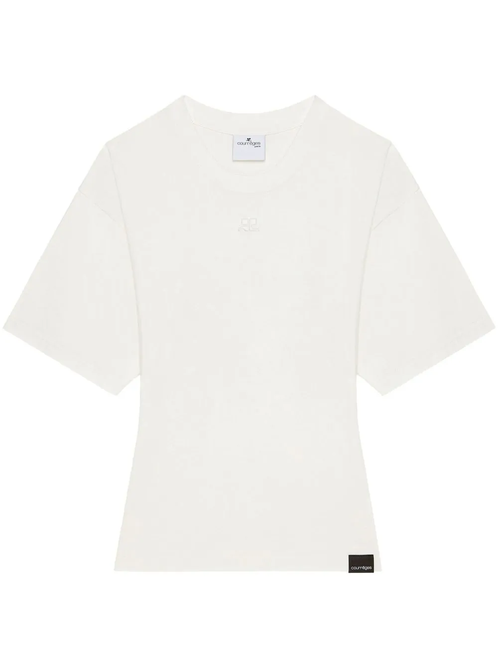 Cotton belted t-shirt