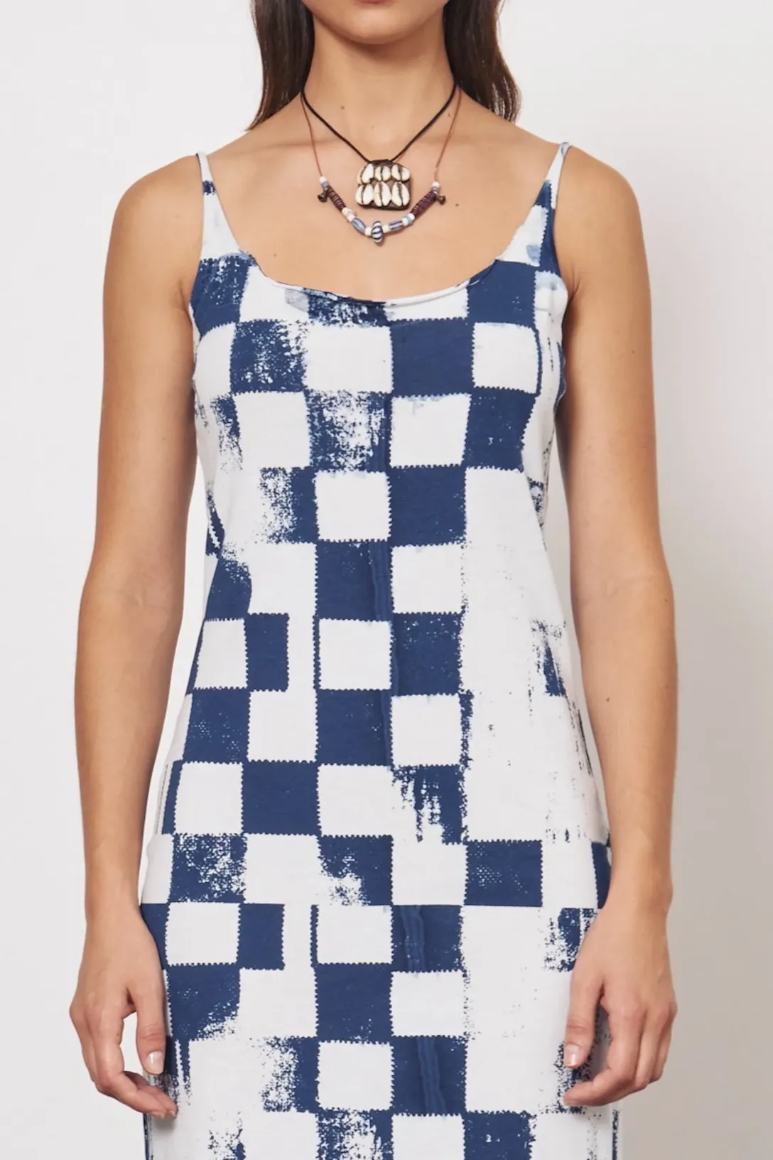 Dakar Tank Dress |  Ice Blue/Midnight