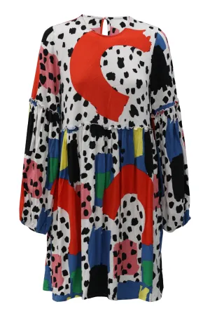 Dalmatian Abstract Shift Dress