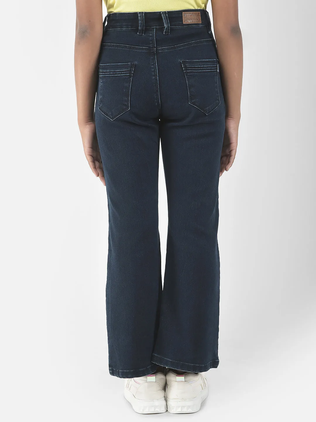 Dark Blue Boot Cut Jeans