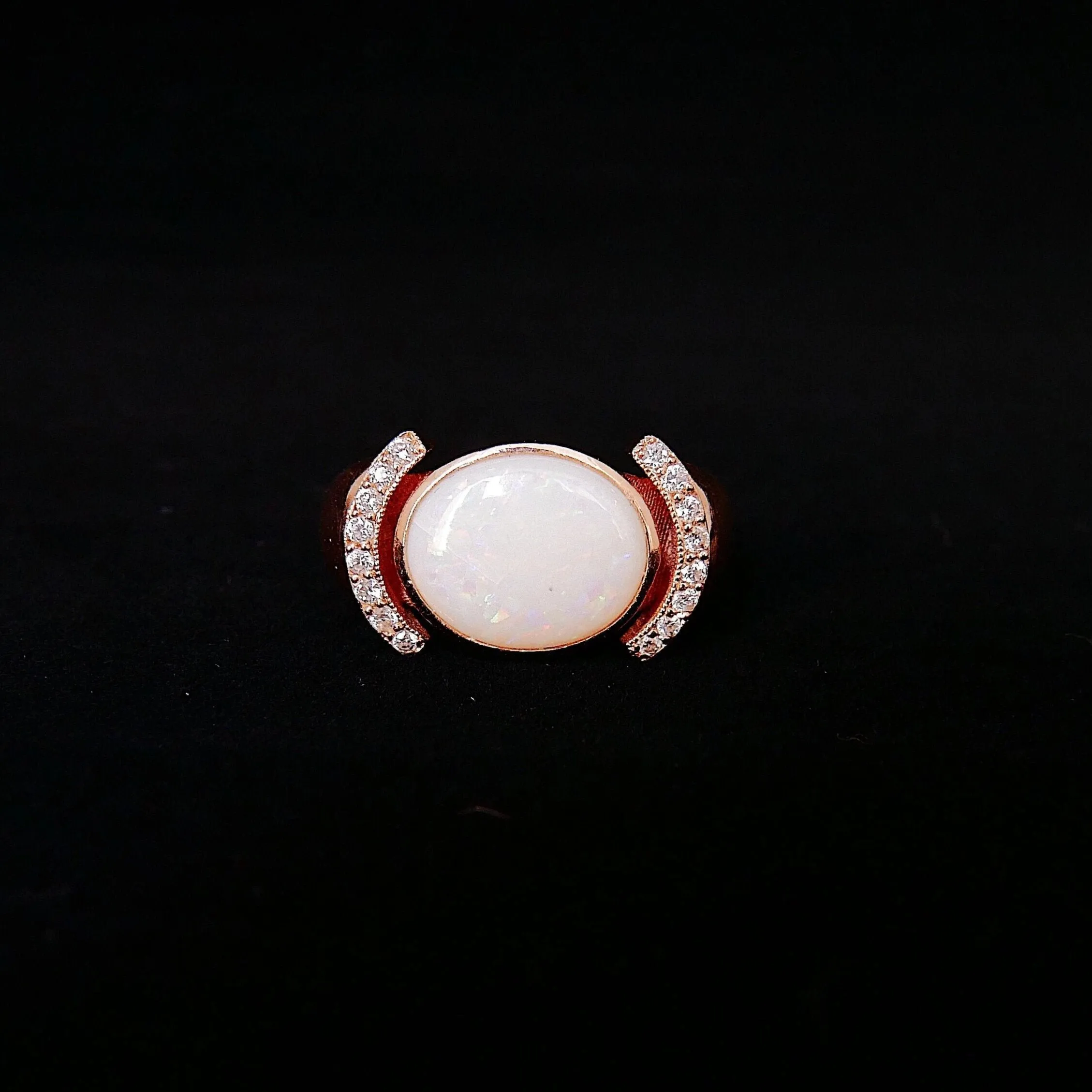 Dawne Opal & Diamond Ring