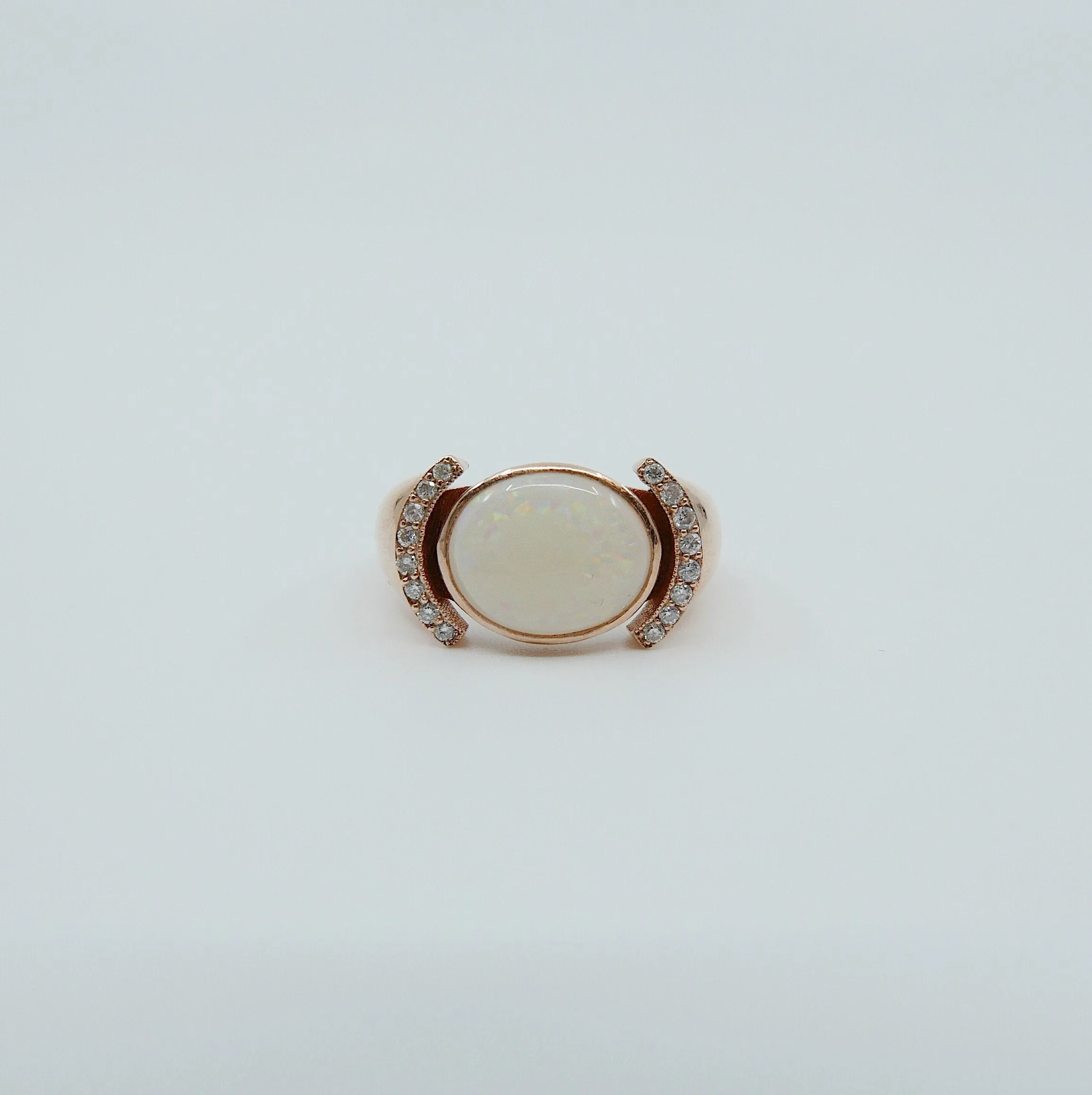 Dawne Opal & Diamond Ring
