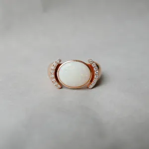 Dawne Opal & Diamond Ring