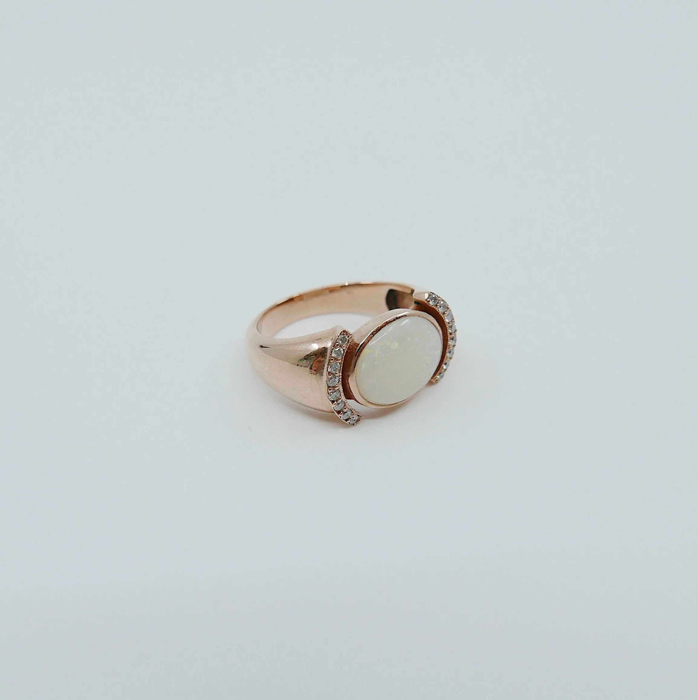 Dawne Opal & Diamond Ring