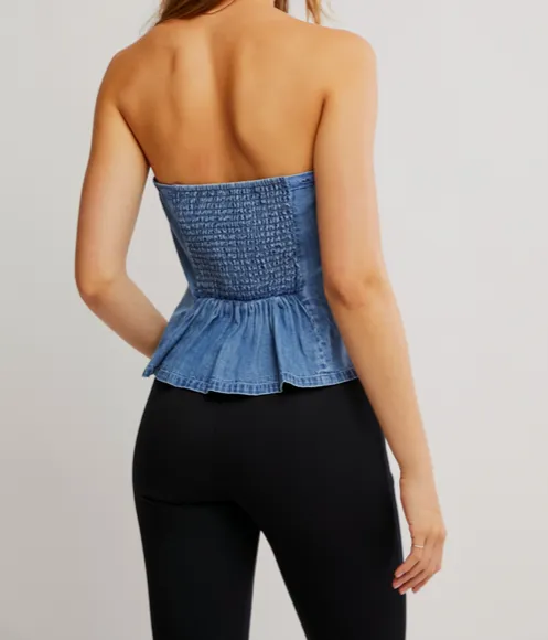 Denim Wink Wink Tube / Medium Wash