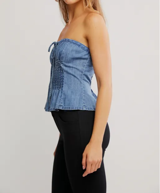 Denim Wink Wink Tube / Medium Wash