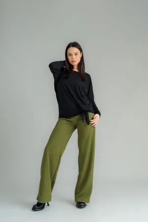 Dolly B Lounge Pant | Green Waffle | NES