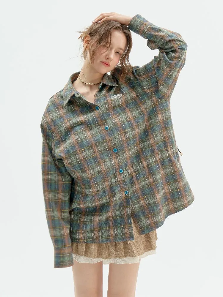 Drawstring Belted Slim Shirt【s0000011523】