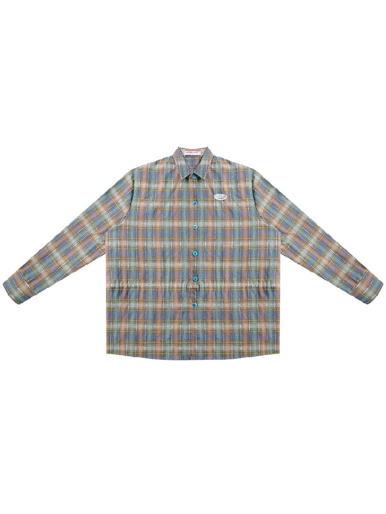 Drawstring Belted Slim Shirt【s0000011523】