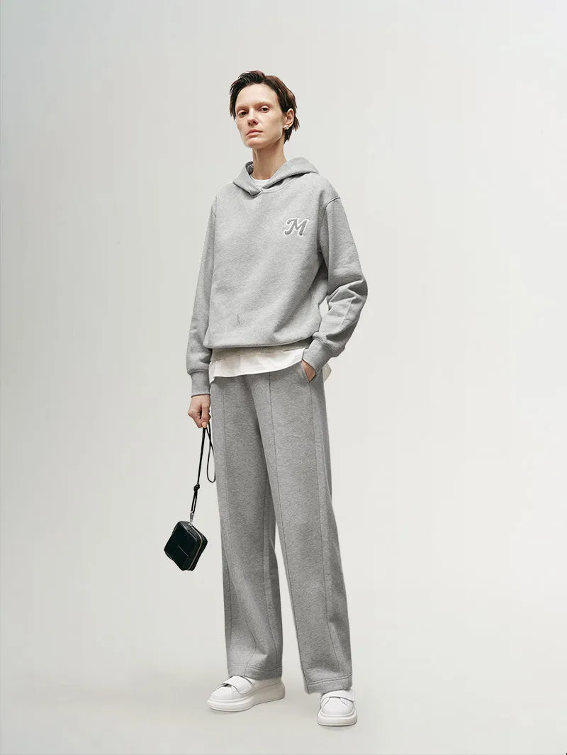 Drawstring Cotton Blend Pants