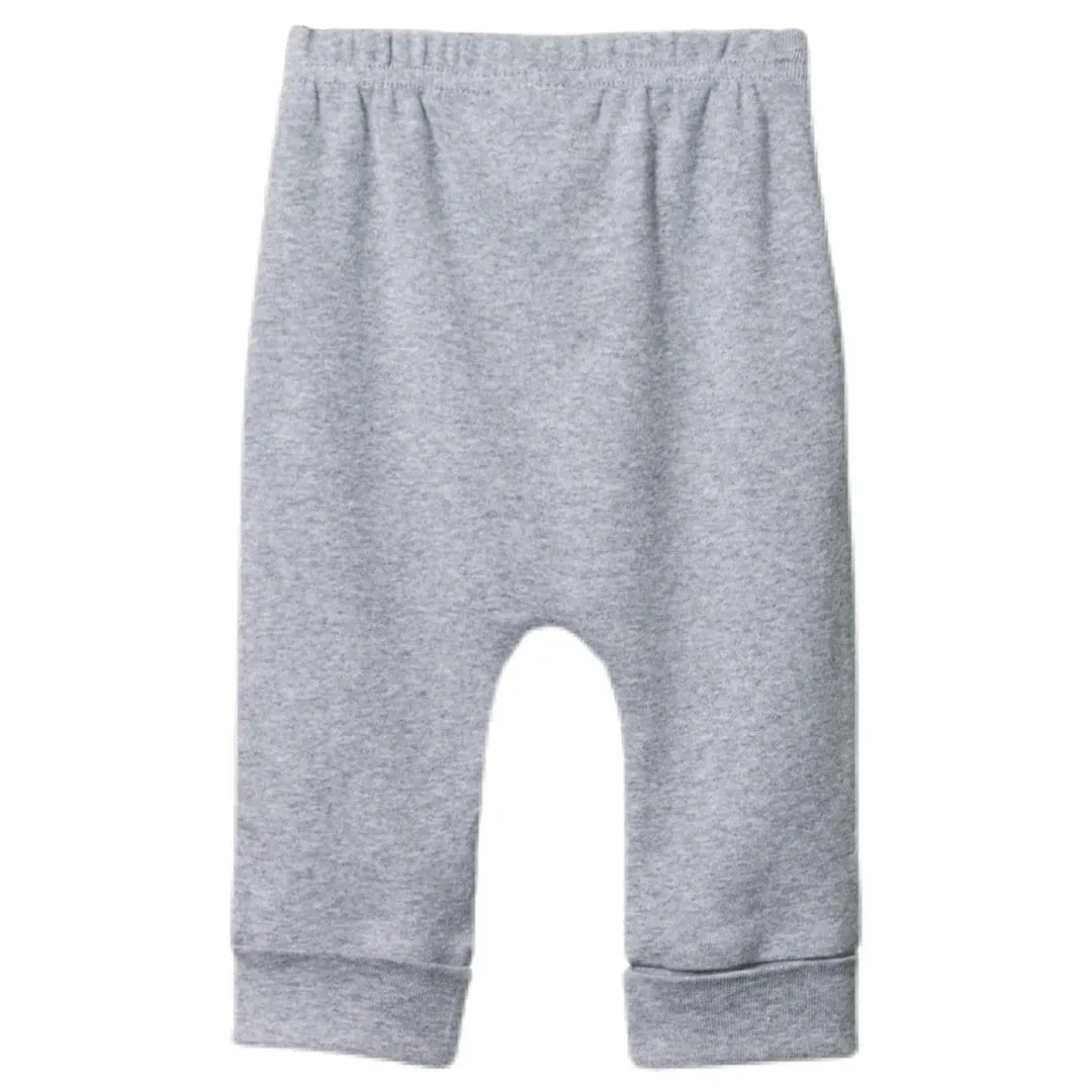 Drawstring Pants - Grey Marl