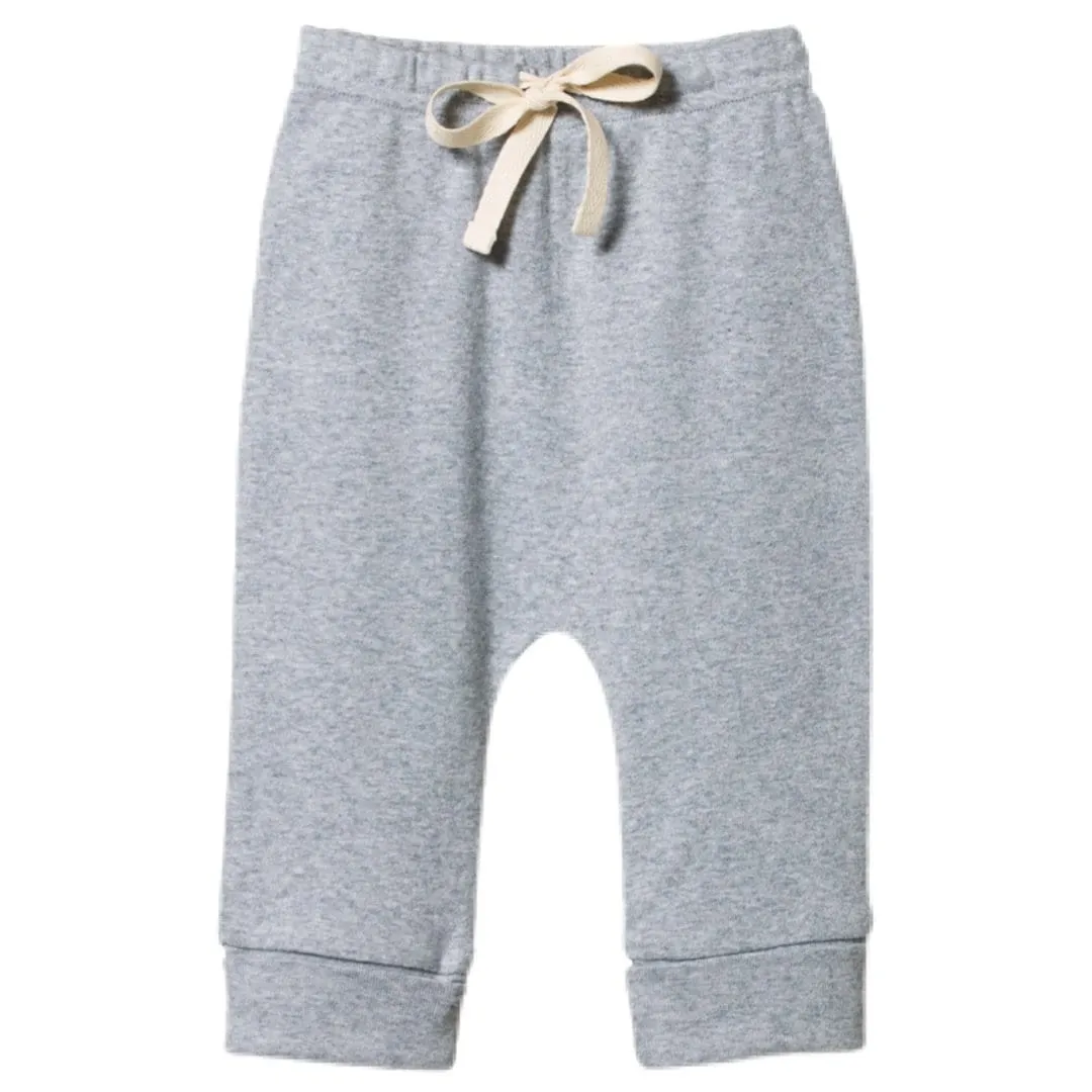 Drawstring Pants - Grey Marl