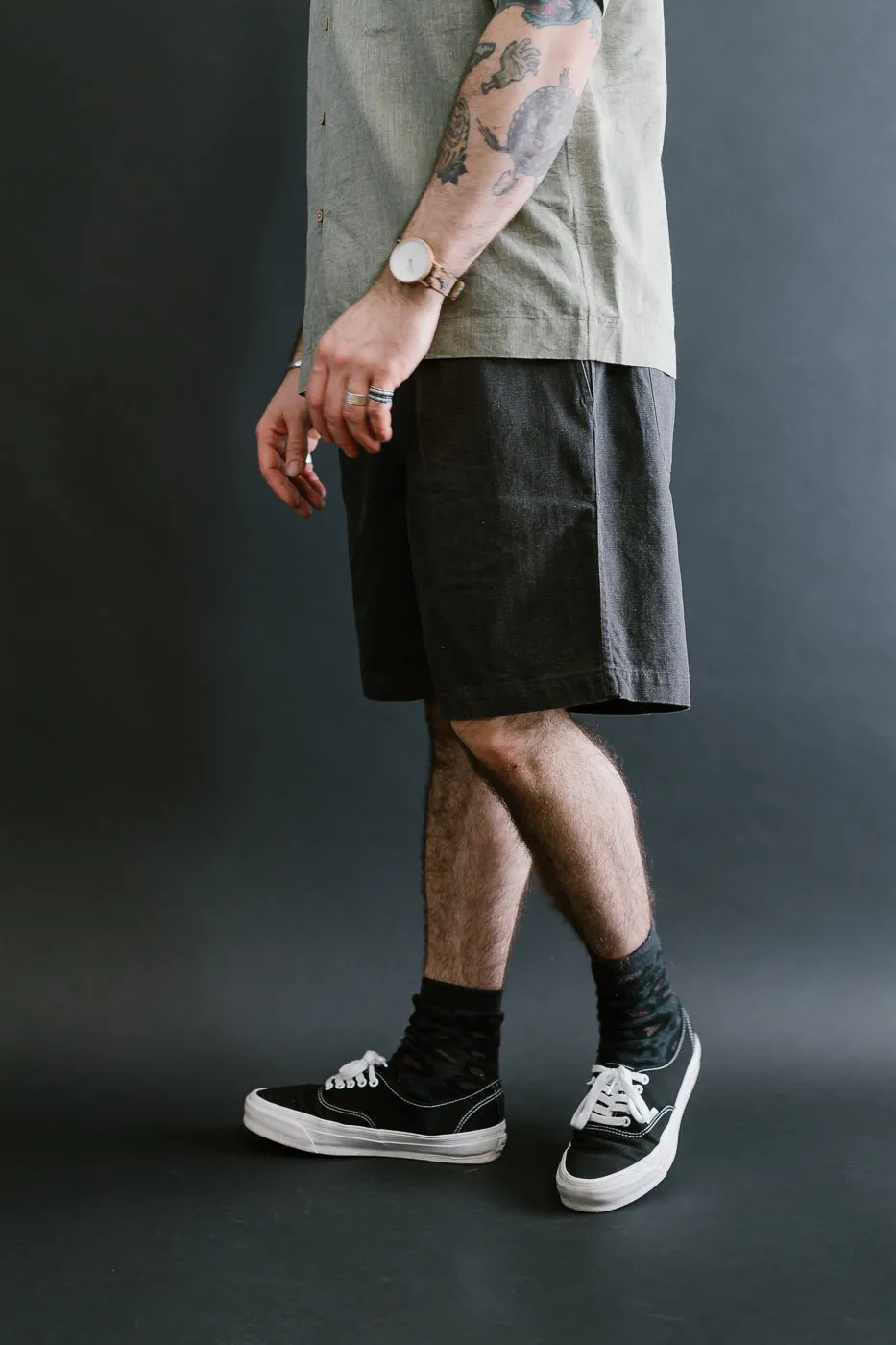 Drawstring Shorts HBT - Charcoal